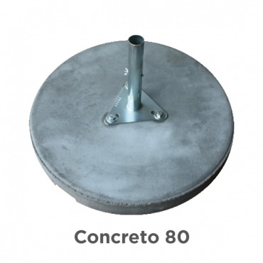Parasol baseplate Concreto 80 Wollux